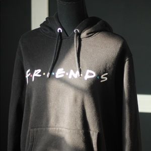Black friends hoodie